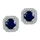 thumbnail image 3 of Pendientes con diamantes de imitación, elegantes y únicos, pendientes para mujeres y niñas para oscuro Yuyangstore Aretes, 3 of 8