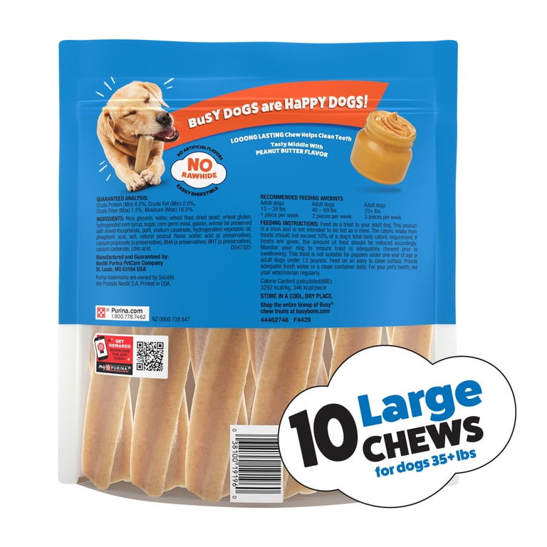 Busy Bone Peanut Butter Long-Lasting Large Dog Chews photo 7