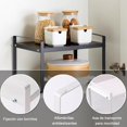thumbnail image 4 of Organizador de Encimera Extensible(35cm-60cm),Organizador de Estantes para Especias Ajustable,Soporte de Organizador Despensa,Organizador para Cocina, Baño, Sala, 4 of 7