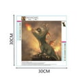 thumbnail image 3 of thinsony Tree Flower Rhinestone Needlework 5D Crystal Animal Painting Diamond Cross Stitch Decoration Mosaic Picture, 3 of 9