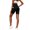 Black, variant on Ussuma Tummy Control Yoga Shorts Thin with Pockets High Waisted Seamless Running Shorts Workout Set Play Golf Ride a Bike Hiking Pilates Comfortable Leisure L Gray