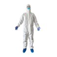 thumbnail image 1 of 1 Set Protective Clothing Non-woven Protective Clothing Breathable Nonwoven Clothes For Daily Use (l, 1 of 2