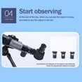 thumbnail image 6 of High-Powered Educational Astronomical Telescope for Children - Science Monocular Toy for Interactive Learning and Exploration, 6 of 9