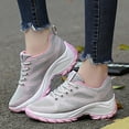 thumbnail image 6 of Leey-World Golf Shoes Women Slip on Sneakers Women Women's Fashion Sneaker-Wide Width Available Orthopedic Shoes for Women(Pink,7), 6 of 6
