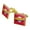 Gold, variant on The Big Bang Theory Sheldon Bazinga Square Cufflink Set - Silver or Gold