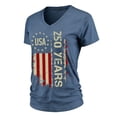 thumbnail image 4 of MAIHAN 250th Anniversary Usa American Flag Shirts Plus Size American Flag Shirts Summer Baggy Tops American Birthday Shirts Tops, 4 of 4