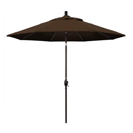 California Umbrella 9ft Aluminum Market Umbrella Push Tilt - Bronze-Pacifica-Mocha