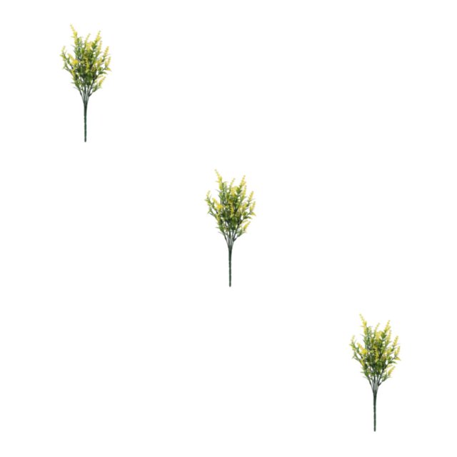ZheElen 2x Artificial Plant Versatile And Wide Range Of Uses For Any Space Realistic yellow 3Set