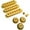 Cream, variant on AxLabs Pickup Covers, Knobs, & Switch Tips Set for Strat-Style Guitars - Cream, Modern (52mm / 50mm / 48mm) Gold Font