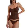 thumbnail image 1 of Women's Solid Color Yoga Tight Sports Tank Top Strap, 1 of 5