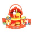 thumbnail image 3 of Pretend Fast Food Play Set Orange Interactive Educational Kitchen Play Fast Food Toys For Boys Girls, 3 of 6