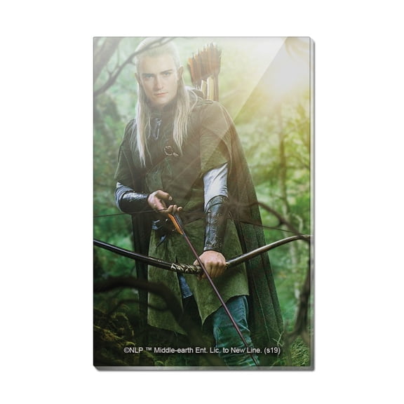The Lord of the Rings Legolas Character Rectangle Acrylic Fridge Refrigerator Magnet