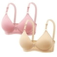 thumbnail image 1 of Timegard 2pc Push up Bras for Women Full Coverage Adjustable Strap Wirefree Comfortable Everyday Bralette, 1 of 5