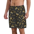 thumbnail image 2 of Naloa Bumblebee Men's Beach Shorts, Surfing shorts, Swim trunks, Quick Dry Swim Trunks for Surfing Beach Fun - Small, 2 of 9