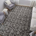 thumbnail image 6 of Feizy Azeri Iv Transitional Ikat, Gray/Taupe/Ivory, 7'10" x 11' Area Rug Sheen Global Damask Floor Rug for Living room Bedroom, 6 of 8