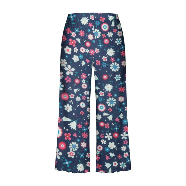 Dyegold Women's Capri Pajama Set Short Sleeve Shirt and Capri Pants Sleepwear Pjs Sets Soft Lounging Outfits with Pockets, Size: Small