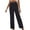 Black pants for women, variant on up to 60% off Gifts Usmixi Womens High Waist Trousers Fashion Solid Plus Size Drawstring Wide Leg Long Pants Comfort Lightweight Loose Straight Pants Brown m