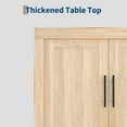 thumbnail image 2 of 70.8" Sideboard Buffet Cabinet with Storage, Sideboard Buffet Table Mid Century Modern Accent Cabinet with 4 Doors, Wood Coffee Bar Cabinet Media Console Credenza for Living Room, Kitchen, Hallway, 2 of 8