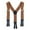 Tan, variant on Welch  Elastic Button-End Y-Back 2 Inch Work Suspenders (Men Big & Tall)