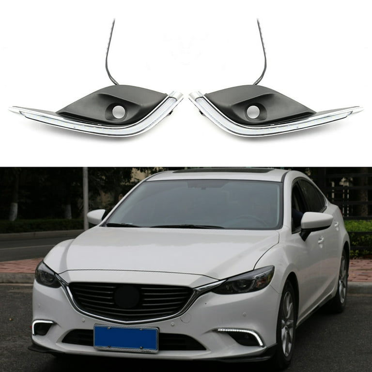 Susteen desillusion Airfield ZS 2Pcs Car LED DRL Daytime Running Lights For Mazda 6 Atenza 2016 2017  2018 Car-Styling Accessories Parts - Walmart.com
