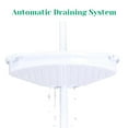 thumbnail image 3 of 4 Tier  Corner Shower Caddy with Adjustable Shelves,Large Shower Storage with Tension Pole, 3 of 7
