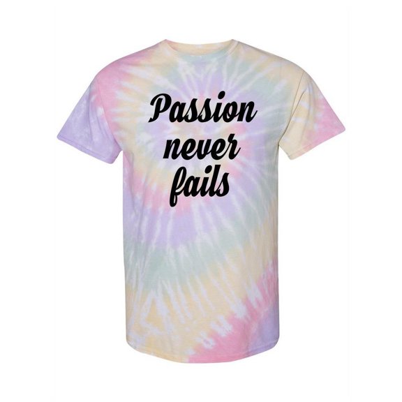 Passion Never Fails! Tie-Dye Spiral Men -Smartprints Designs, Male x-Large