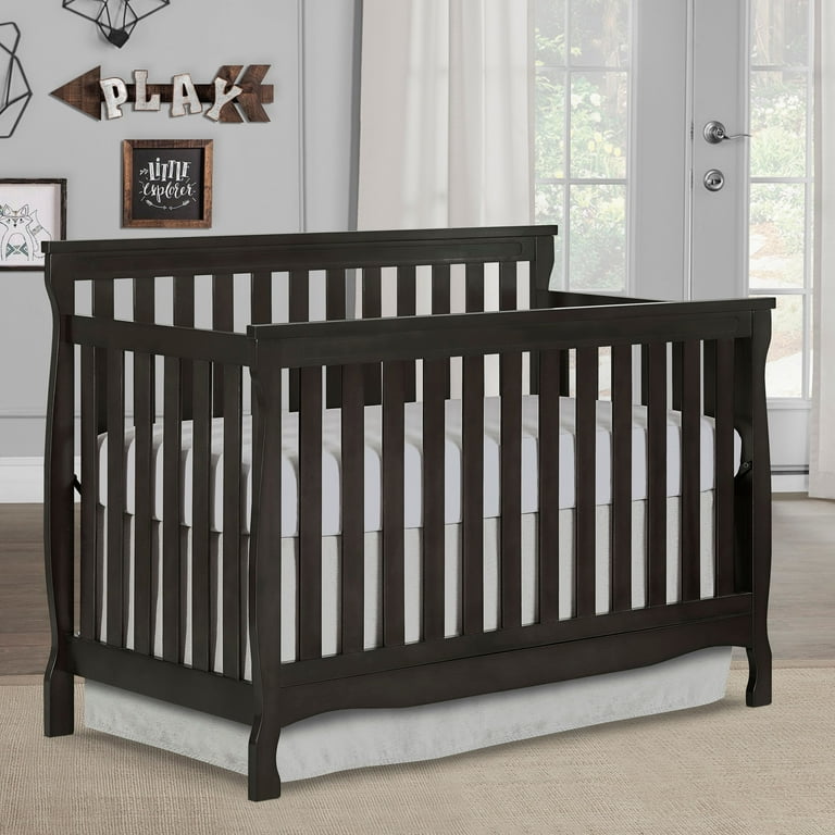 Dark hotsell brown crib
