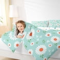 thumbnail image 4 of Feelyou Daisy Groovy Flower Twin Comforter Sets, Cute Cartoon Bedding Set, 2-Piece, 4 of 8