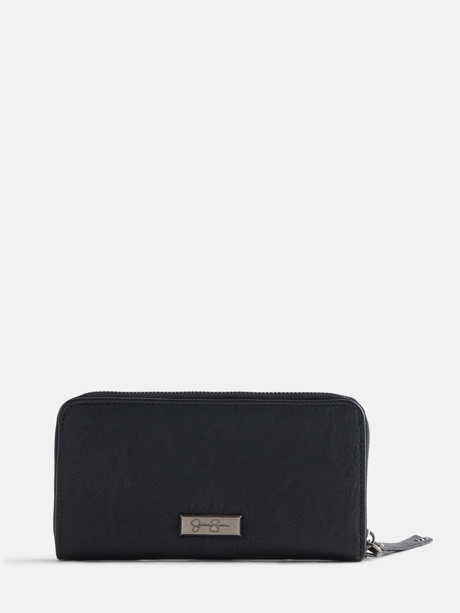 Jessica Simpson Women's Daphne Zip Around Wallet, Meteorite Black