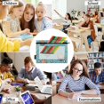thumbnail image 6 of FORMRS 2 Pack Pencil Pouch for 3 Ring Binder with Clear Window Zipper Case, Cartoon Capybaras, 6 of 6