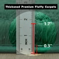 thumbnail image 3 of Conbriboy 8'x10' Green Plush Shaggy Rug,Extra Large Soft Indoor Modern Fluffy Carpet for Stylish Home Decor, 3 of 7