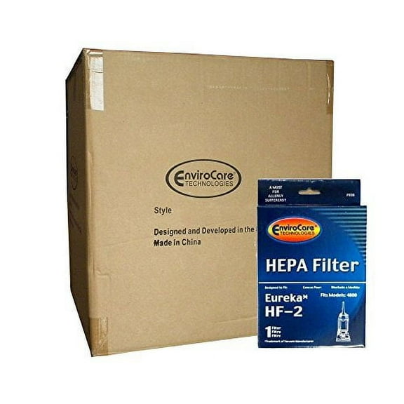 1 Case (60 pkgs) Compatible with Eureka HF2 HEPA Pleated Vacuum Filters Ultra Smart Boss Omega U