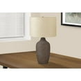 thumbnail image 1 of Monarch Specialties Lighting, 27"h, Table Lamp, Grey Ceramic, Beige Shade, Contemporary, 1 of 6