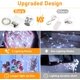 thumbnail image 2 of [12 envases 3 modos] suministro de energía de la batería de lámparas de serie pequeñas LED 2M 202 ip65 impermeable de plata mini lámparas de hadas en interiores y exteriores para latas,navidad,fiestas, 2 of 7
