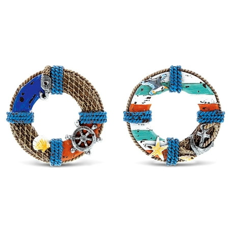 

CoTa Global Ring Buoy - 3D Designs - Nautical Ocean Magnet (2pc Set) - Item #7598