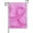 Pink Breast Cancer, variant on Breast Cancer Garden Flag Double Sided Winter Breast Cancer Pink Flag Outdoors 12.5 X18 Inch Decorative Garden Flag