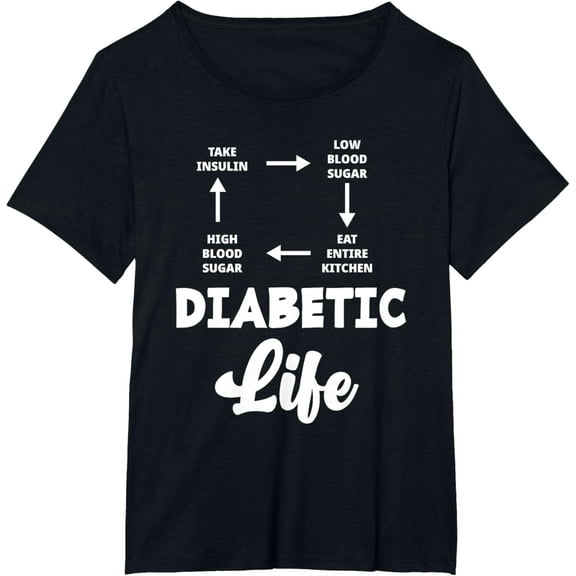 t-shirt Funny Diabetic Type 1 Diabetes T1D Diabetes Awareness T-Shirt.