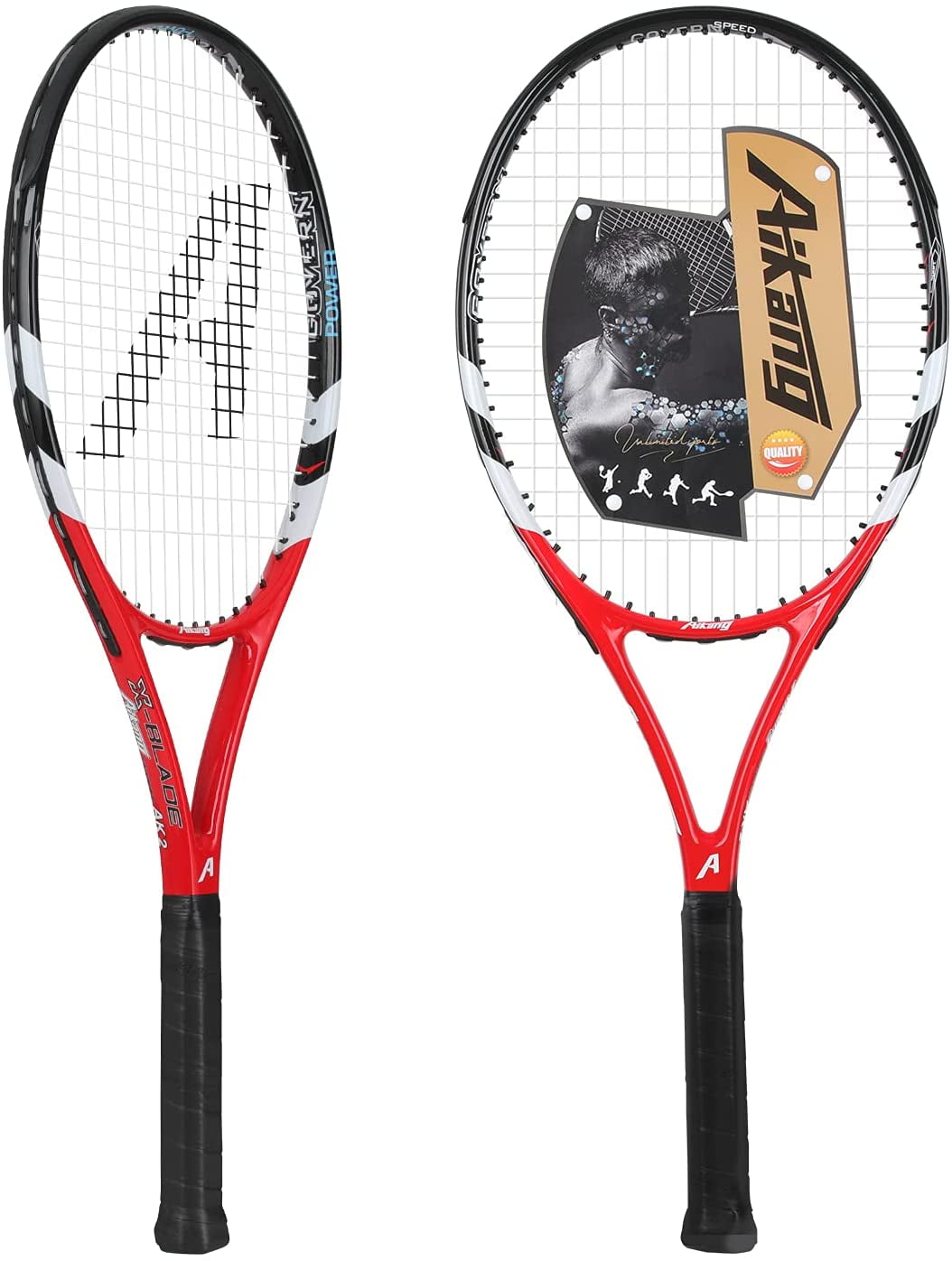 WILSON FULL LENGTH PERFORMANCE TENNIS RACKET COVER WITH ADJUSTABLE STRAP 