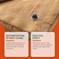 thumbnail image 4 of Fabric Rust Stain Remover Liquid 3.38 Fl Oz Stain Remover for Clothes Effective Rust Spot Removal for Home Laundry Car Upholstery Travel Single Pack, 4 of 9