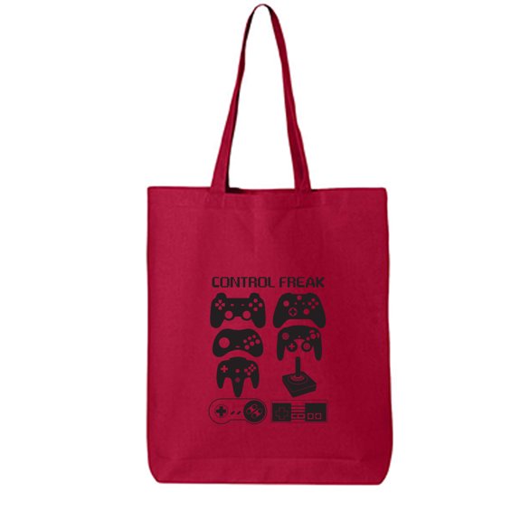 Control Freak Cotton Canvas Tote Bag