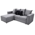 thumbnail image 3 of Sala Esquinera Modular El Bazar Store Lombar Gris Plata 220 x 160 cm, Tela Lino nacional, 3 of 5