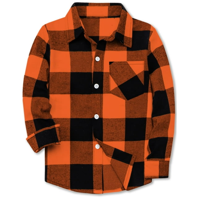 Camisa SANGTREE de franela a cuadros con botones para niños Buffalo 7-8Y