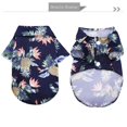 thumbnail image 5 of Ropa de playa hawaiana para perros, estampado de moda de verano, ropa para mascotas, camiseta Floral para perros pequeños, camisas para cachorros y gatos, chaleco, 5 of 5