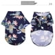 thumbnail image 5 of Ropa de playa hawaiana para perros, estampado de moda de verano, ropa para mascotas, camiseta Floral para perros pequeños, camisas para cachorros y gatos, chaleco, 5 of 5