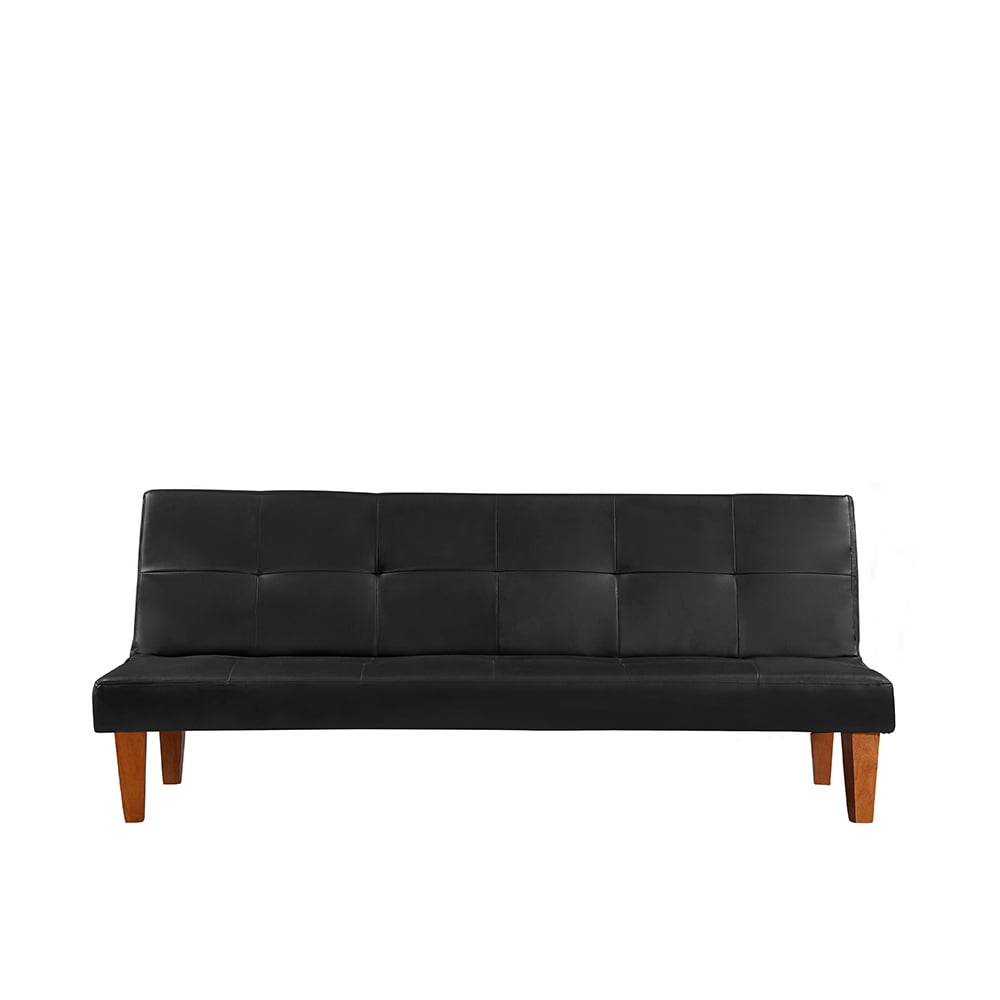 Kepooman Home PU Leather Convertible Folding Loveseat for Living Room, 68.11" * 29.53" * 27.95", Black Kepooman Home PU Leather Convertible Folding Loveseat for Living Room, 68.11" * 29.53" * 27.95", Black