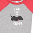 thumbnail image 4 of Inktastic Lab Life is Ruff Labrador Retriever Boys or Girls Baby Bodysuit, 4 of 5