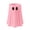 Pink, variant on Novelty Drink Holder, 2.76 In Top Opening Halloween Soda Sleeve, Easy to Clean Spooky Drinkware Safeguard for Gardening Lovers Outdoor Patio, White
