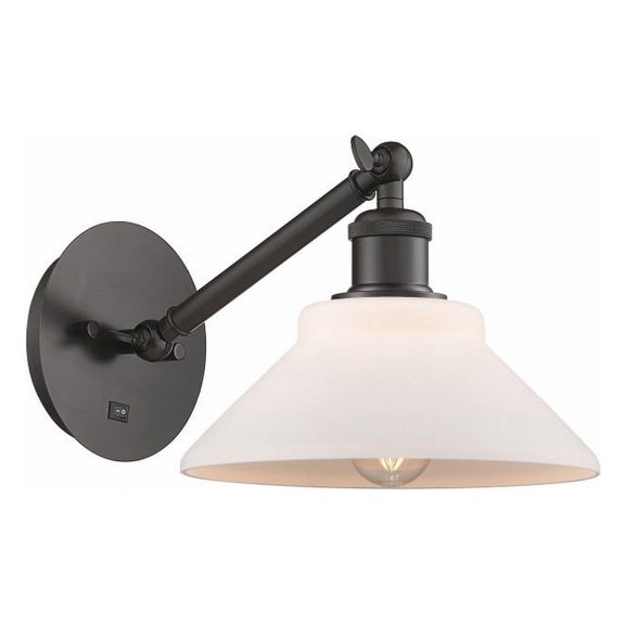 317-1W-OB-G131-LED-Innovations Lighting-Orwell - 1 Light Wall Sconce In Industrial Style-9.38 Inches Tall and 8.38 Inches Wide Oil Rubbed Bronze Matte