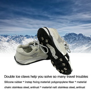 Crampons neige antidérapants pour chaussures M/L - Ski glace verglas  randonnée