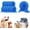 Blue 12PCS, variant on 6PCS Pet Hair Remover for Laundry Reusable Hair Remover Dryer Sheets Pet Hair Remover Lint Catcher for Washing Machine